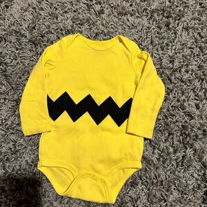 Charlie Brown onsie costume